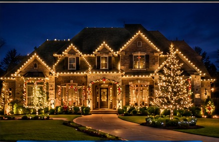 Estate luxury holiday lighting
